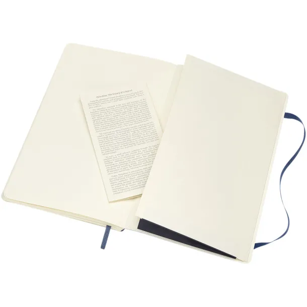 Moleskine Classic L soft cover notebook - plain - Moleskine Sapphire blue