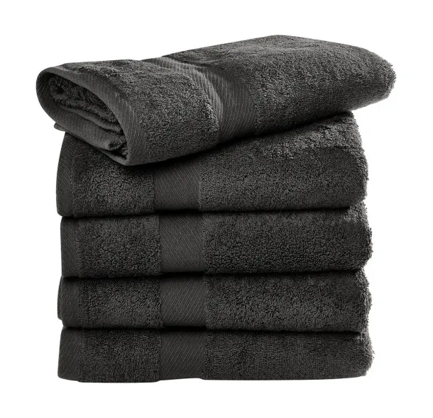  Seine Hand Towel 50x100 cm - SG Accessories - TOWELS (Ex JASSZ Towels) Black