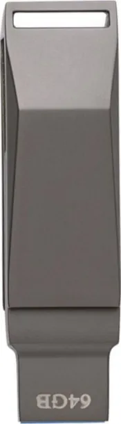 Dorian USB stick od legure cinka - 64 GB gun metal