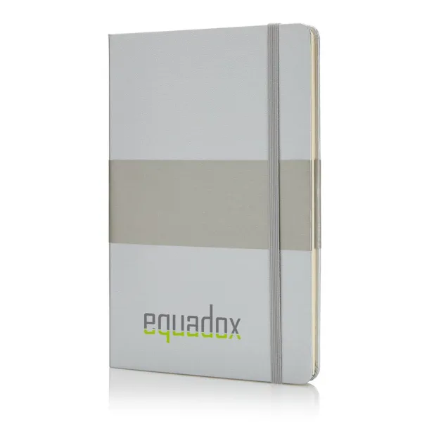  A5 hardcover notebook - XD Collection Silver