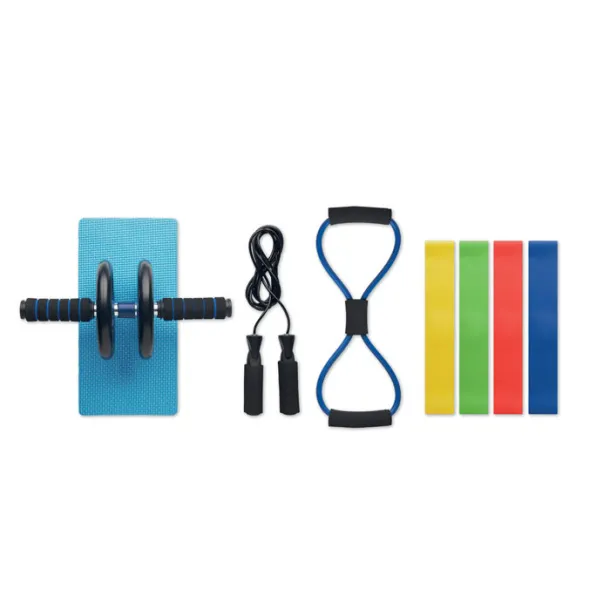 SUPERFIT Set od 8 dijelova za fitness/gym Crna