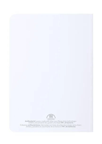Neltec anti-bacterial notebook White