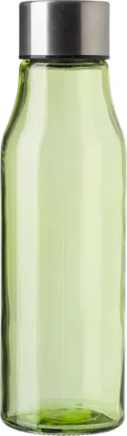 Andrei Glass and stainless steel bottle (500 ml)  lime