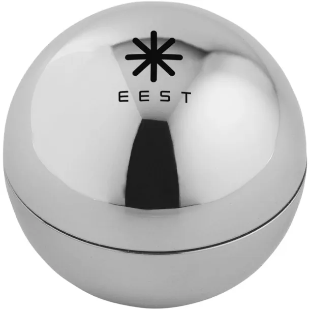 Rolli vanilla lip balm in metallic ball - Bullet Silver