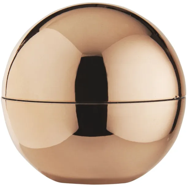 Rolli vanilla lip balm in metallic ball - Bullet Rose gold