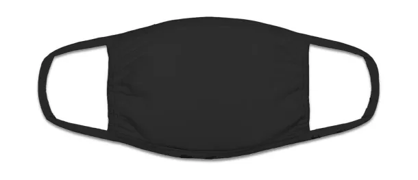  Maska za lice za odrasle (5-pack) - Fruit of the Loom Crna
