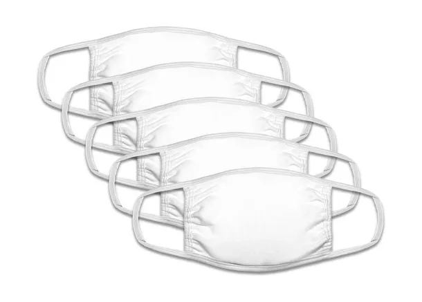  Adult Face Mask 5 Pack - Fruit of the Loom