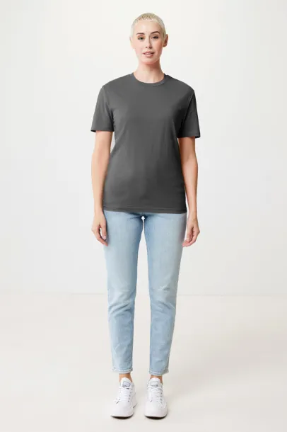  Iqoniq Bryce recycled cotton unisex t-shirt - iqoniq anthracite 