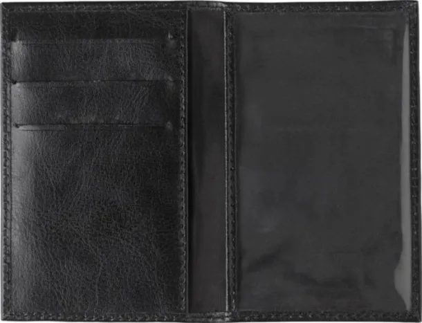  Split leather credit card wallet Lee