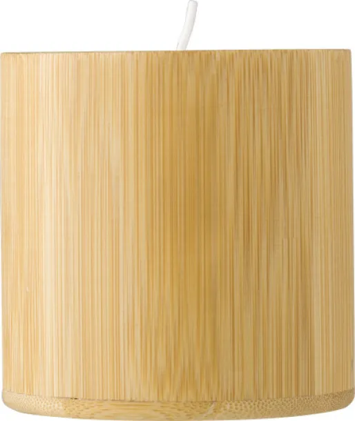 Eli Bamboo candle  brown