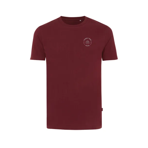  Iqoniq Bryce unisex kratka majica od recikliranog pamuka, 180 g/m² - iqoniq burgundy