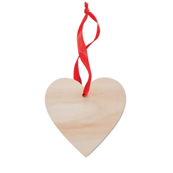 WOOHEART Heart shaped hanger Wood