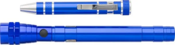 OLIVIA Aluminium 2-in-1 torch cobalt blue