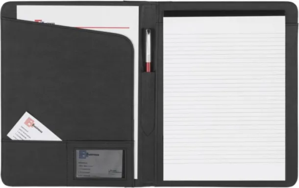 Frederick Bonded leather folder  black