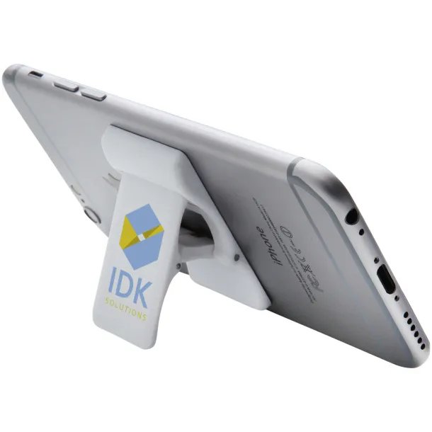 Prone phone stand and holder - Bullet White