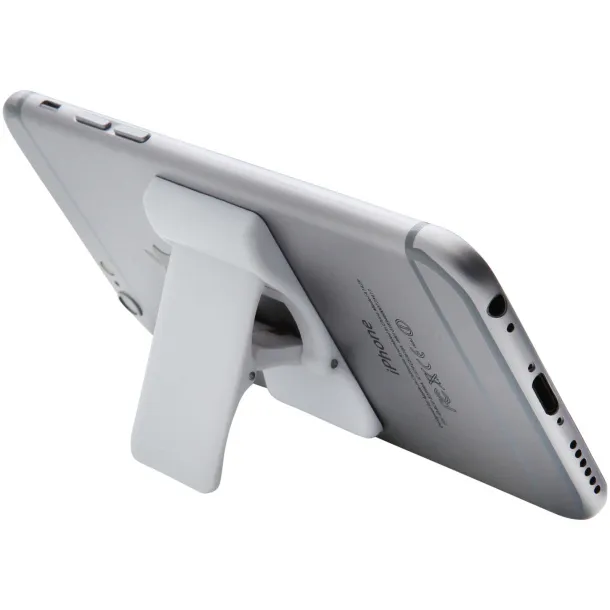 Prone phone stand and holder - Bullet White