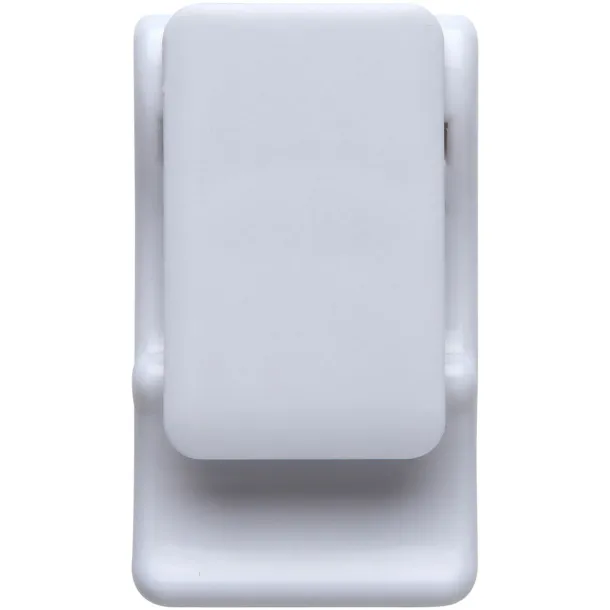 Prone phone stand and holder - Bullet White