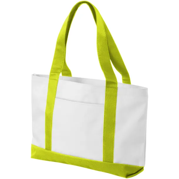 Madison tote bag - Bullet White Lime