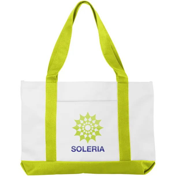 Madison tote bag - Bullet White Lime