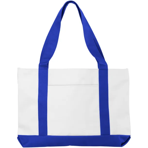 Madison tote bag - Bullet White Royal blue