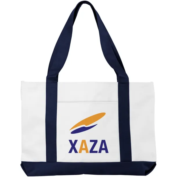 Madison tote bag - Bullet White Navy