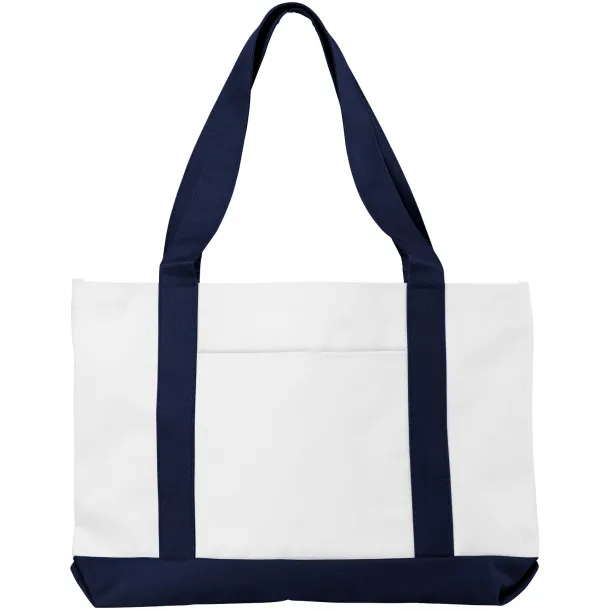 Madison tote bag - Bullet White Navy