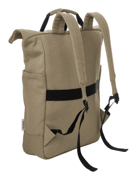 Rebyss Roll recycled cotton backpack Beige