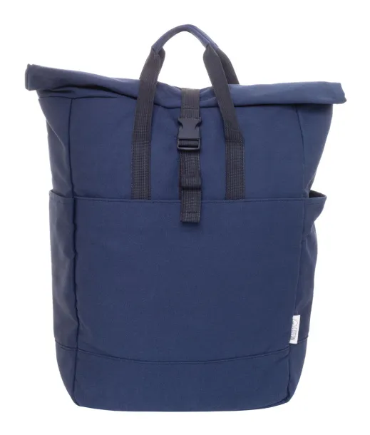 Rebyss Roll recycled cotton backpack Dark blue