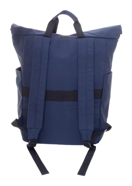 Rebyss Roll recycled cotton backpack Dark blue