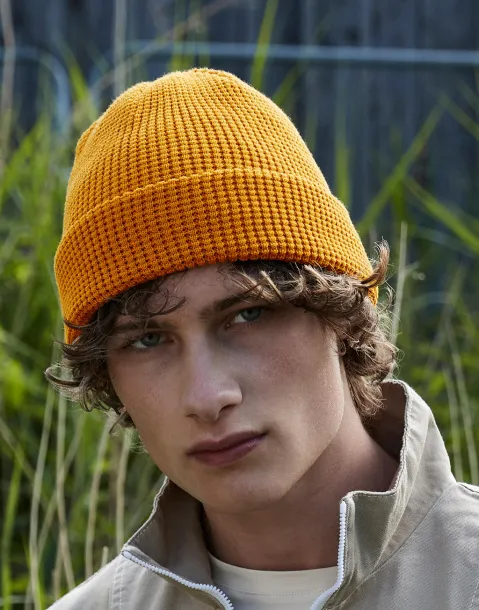  Organic Cotton Waffle Beanie - Beechfield