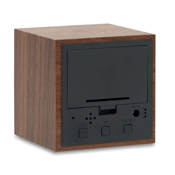 BUENOS AIRES MINI LED clock in MDF Wood