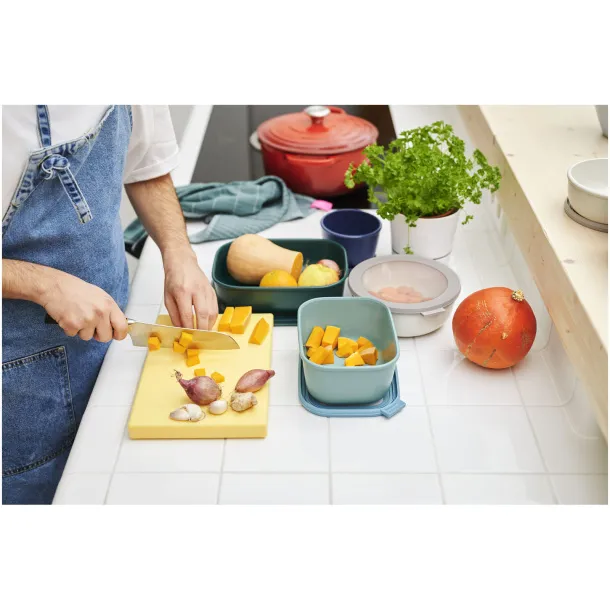 Cirqula 1500 ml rectangular multi bowl - Mepal Navy