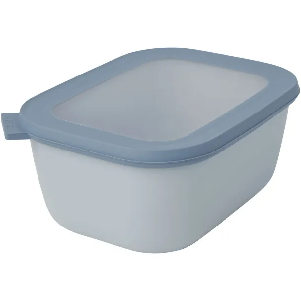 Cirqula 1500 ml rectangular multi bowl - Mepal Light blue