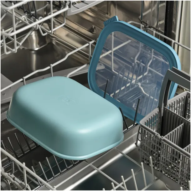 Cirqula 1500 ml rectangular multi bowl - Mepal Crna