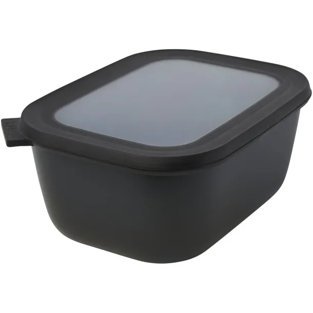 Cirqula 1500 ml rectangular multi bowl - Mepal Crna