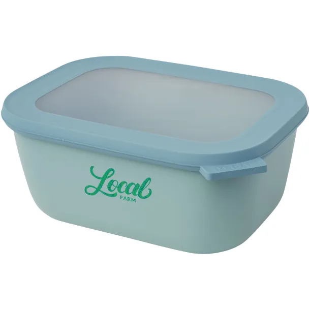 Cirqula 1500 ml rectangular multi bowl - Mepal Mint green