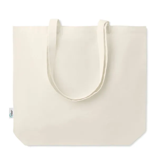 ZIGZAG Foldable shopping GRS, 150 g/m2 Beige