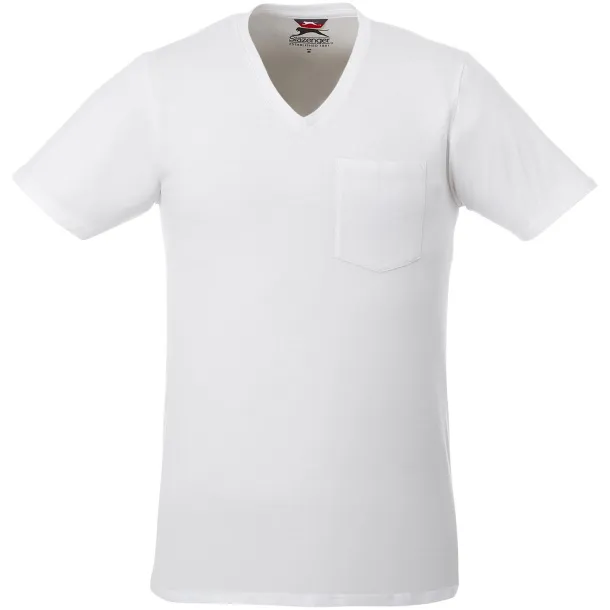 Gully short sleeve men's pocket t-shirt - Slazenger White