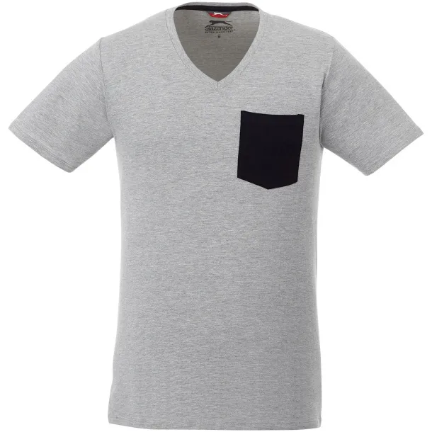 Gully short sleeve men's pocket t-shirt - Slazenger Sport grey Navy Blue