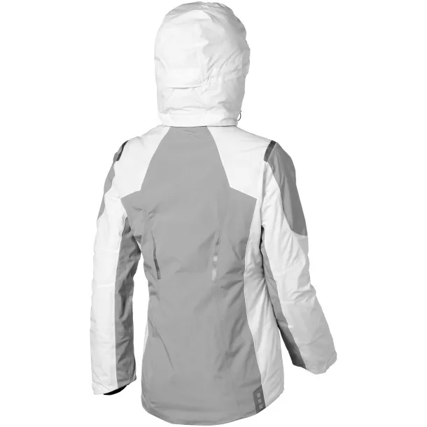 Ozark insulated ladies jacket - Elevate White Grey