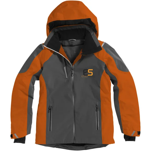 Ozark insulated ladies jacket - Elevate Orange Grey