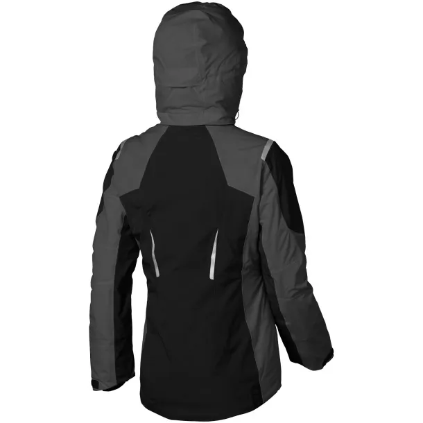 Ozark ženska nepropusna jakna - Elevate Solid black Siva