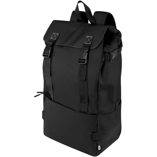 Roam GRS recycled modular backpack Solid black