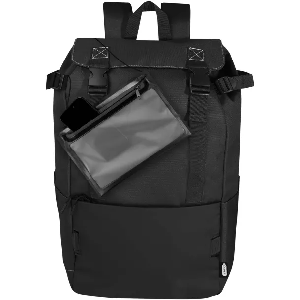 Roam GRS recycled modular backpack Solid black