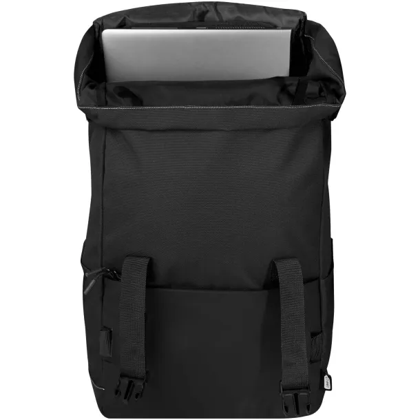 Roam GRS recycled modular backpack Solid black