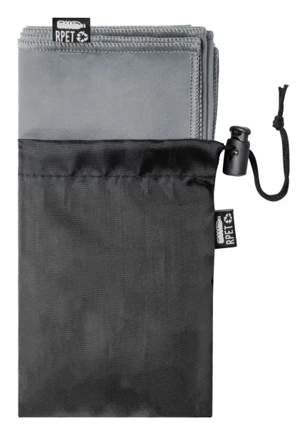 Yorin RPET towel ash grey