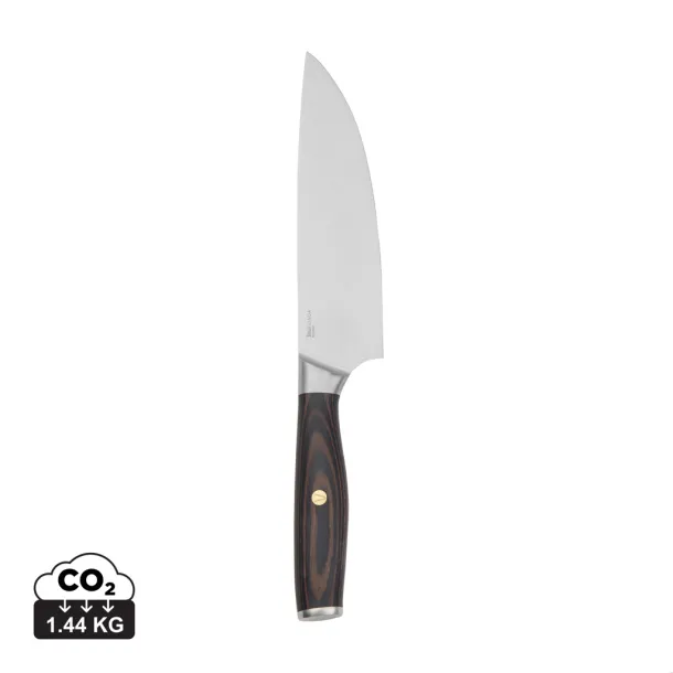 VINGA Tara RCS recycled steel chef's knife - Vinga steel brown
