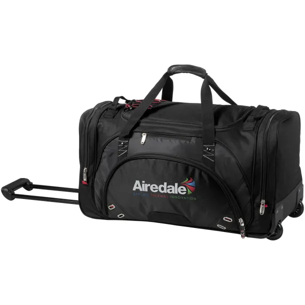 Proton duffel bag with wheels - Elleven Solid black