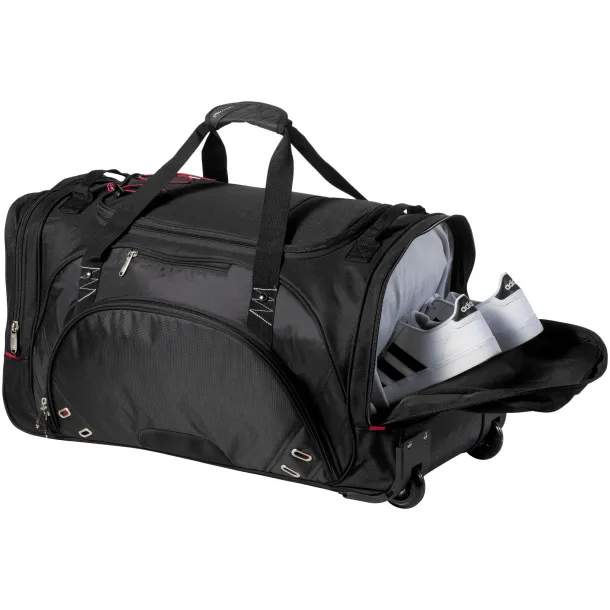 Proton duffel bag with wheels - Elleven Solid black