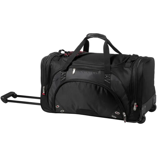 Proton duffel bag with wheels - Elleven Solid black